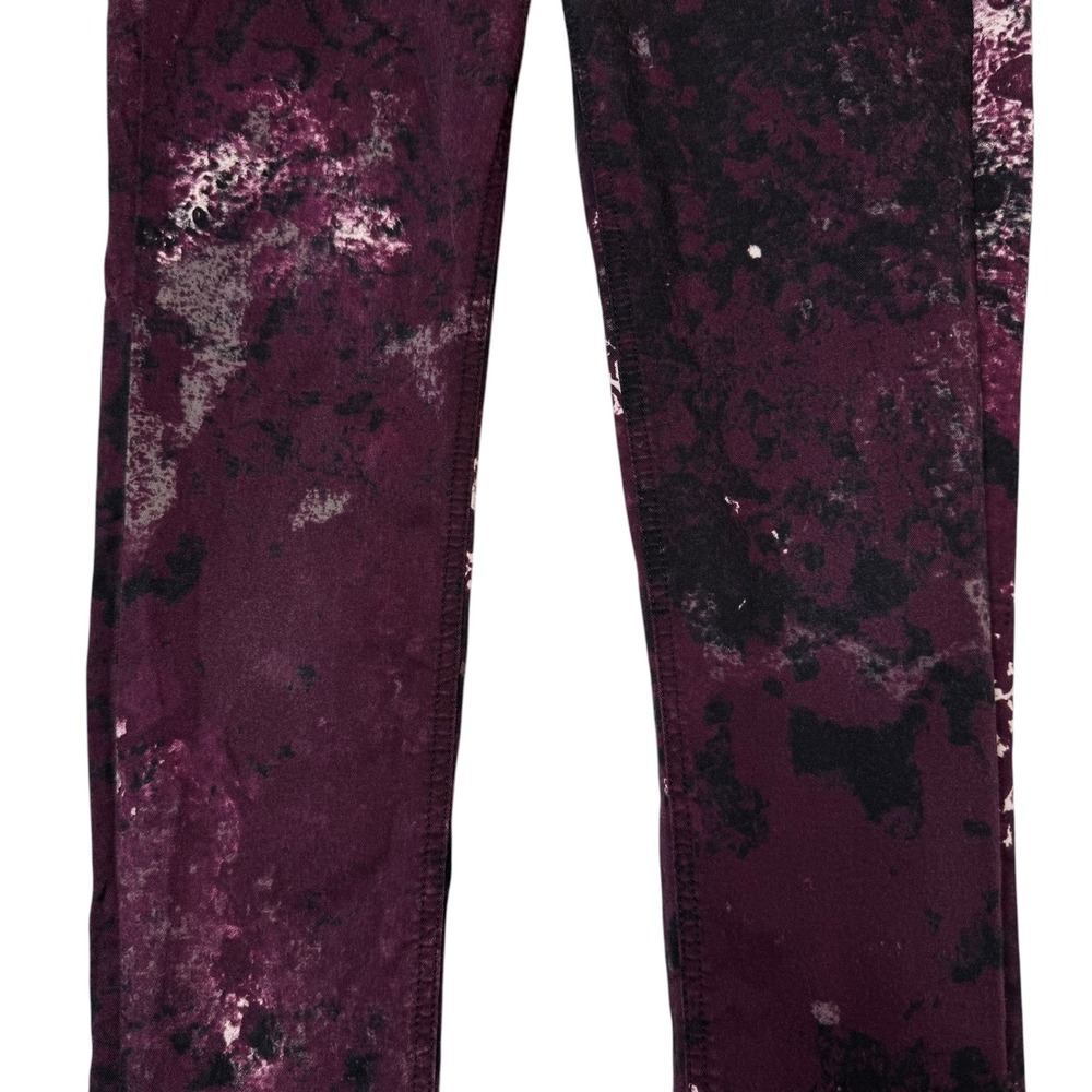 rag & bone The Jean Legging in Purple Galaxy Size 26 - Picture 5 of 6